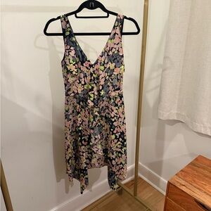 Floral Sleeveless Midi Dress